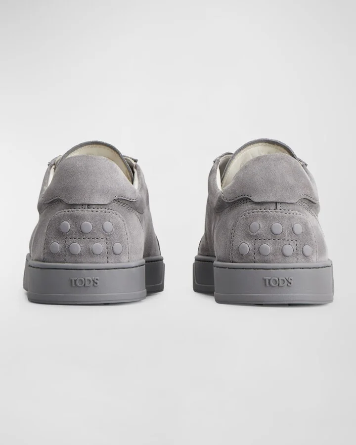 Men's Allacciata Low-Top Suede Sneakers - Image 8
