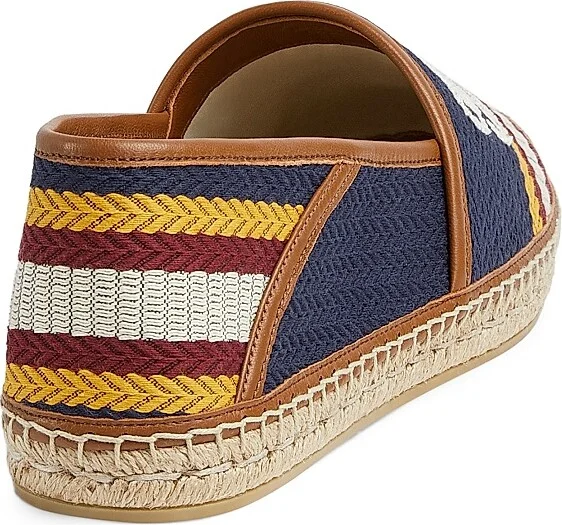 Men's Alonso Woven Logo Espadrilles - Green - Size 9 - Image 7