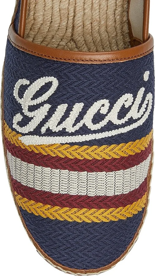Men's Alonso Woven Logo Espadrilles - Green - Size 9 - Image 8