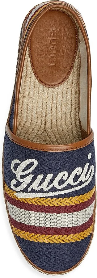 Men's Alonso Woven Logo Espadrilles - Green - Size 9 - Image 9