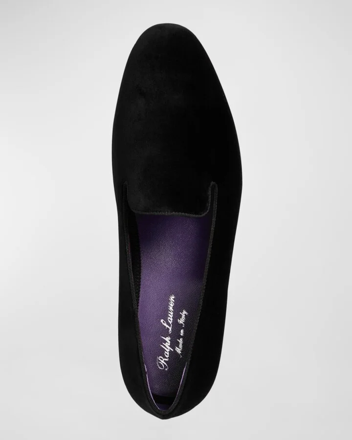 Men's Alonzo Velvet Loafers - Image 5