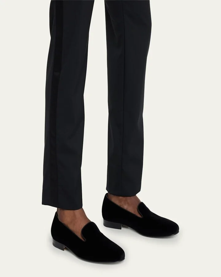 Men's Alonzo Velvet Loafers - Image 5