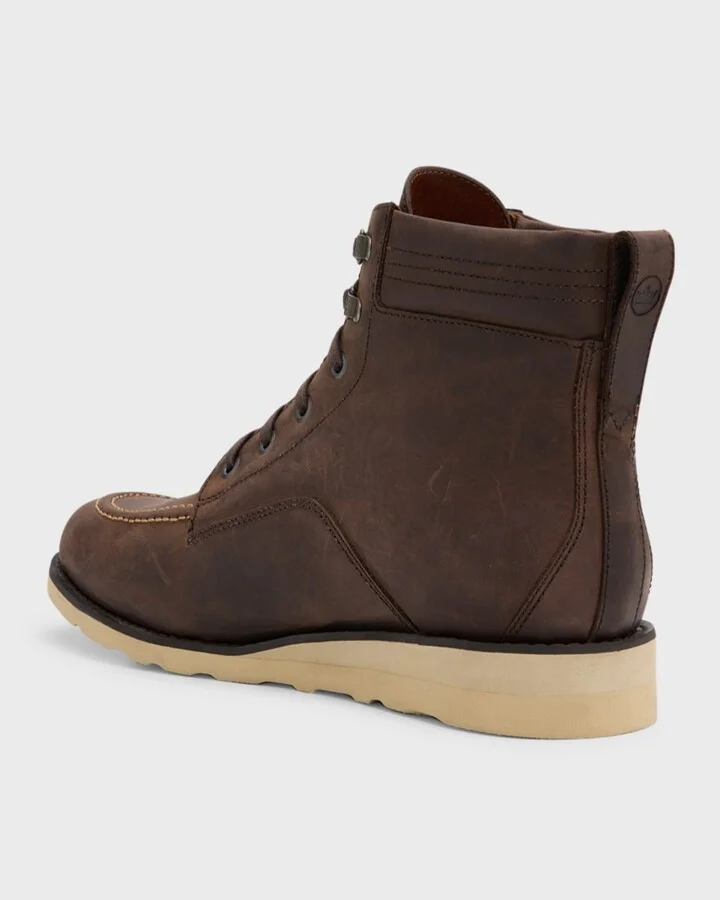 Men's Alpine Descent Leather Hiking Boots - Image 6