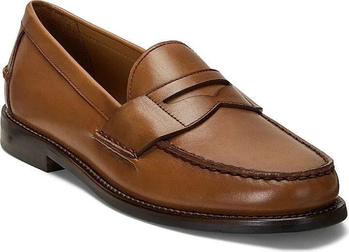Men's Alston Penny Full-Grain Loafers - Tan - Size 10 - Image 2