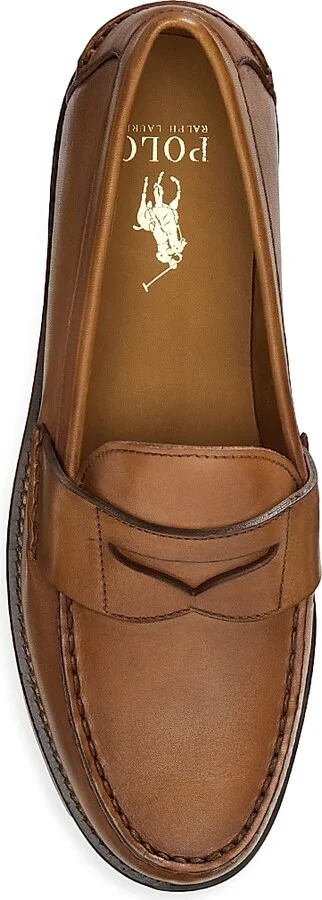 Men's Alston Penny Full-Grain Loafers - Tan - Size 10 - Image 4