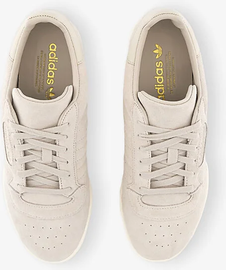 Mens Alumina Alumina Off Whit Powerphrase Leather Low-Top Trainers 10 - Image 2