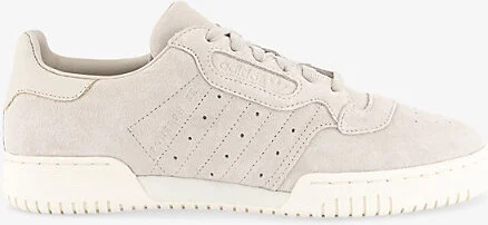 Mens Alumina Alumina Off Whit Powerphrase Leather Low-Top Trainers 10