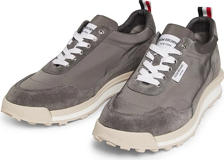 Men's Alumni Double-Tech Low-Top Sneakers - Medium Grey - Size 11 - Image 2