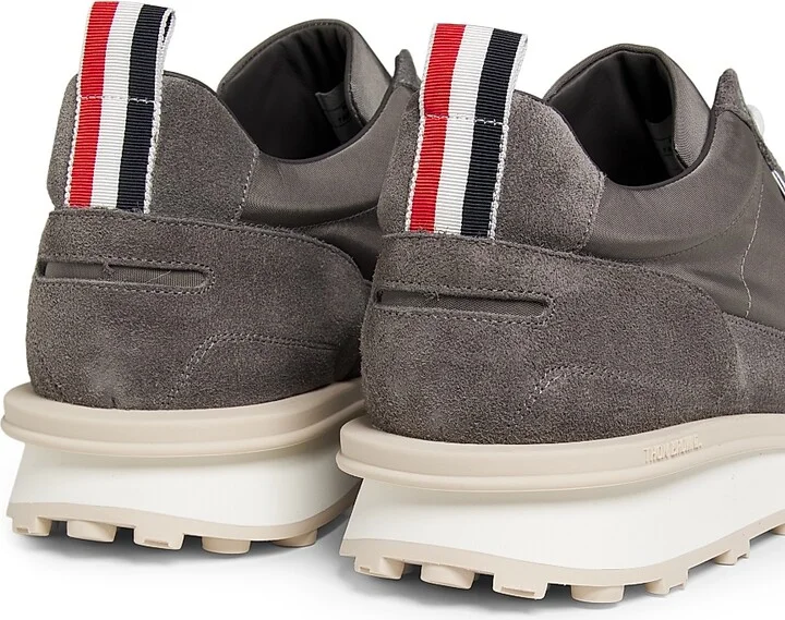 Men's Alumni Double-Tech Low-Top Sneakers - Medium Grey - Size 11 - Image 3