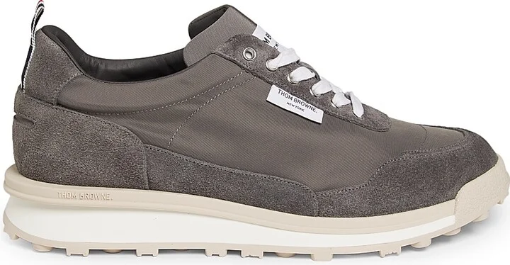 Men's Alumni Double-Tech Low-Top Sneakers - Medium Grey - Size 11
