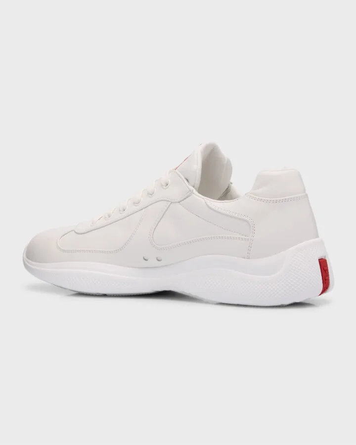 Men's Americas Cup Napa Leather Low-Top Sneakers - Image 2