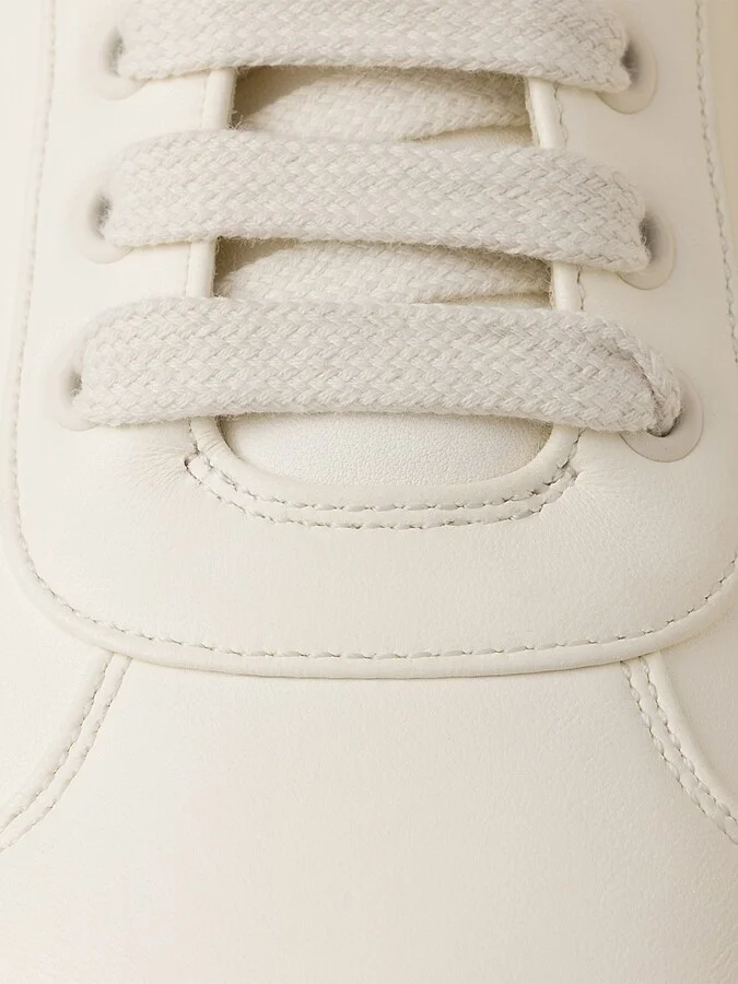 Men's America's Cup Nappa Leather Sneakers - Beige - Size 6 - Image 4
