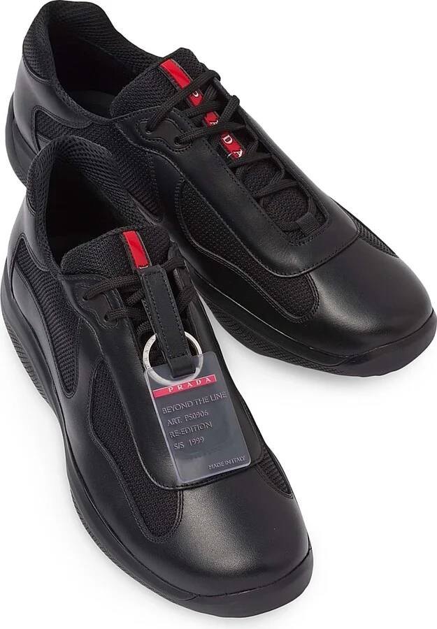 Men's America's Cup Original Sneakers - Black - Size 6 - Image 3
