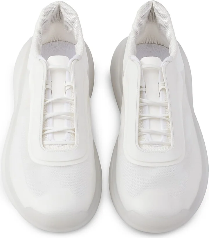Men's America's Cup Re-Nylon and Bike Fabric Sneakers - White - Size 6 - Image 2