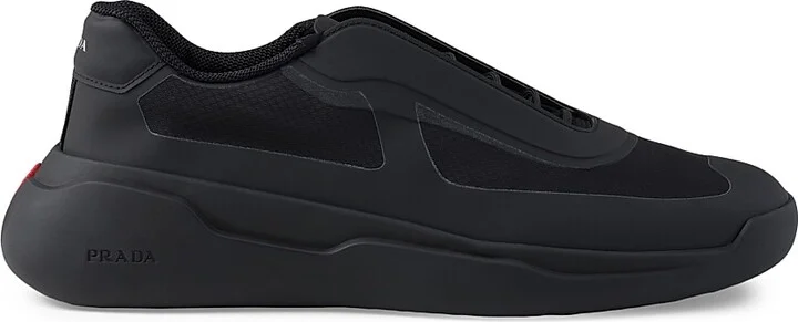 Men's America's Cup Re-Nylon and Bike Fabric Sneakers - White - Size 6 - Image 9