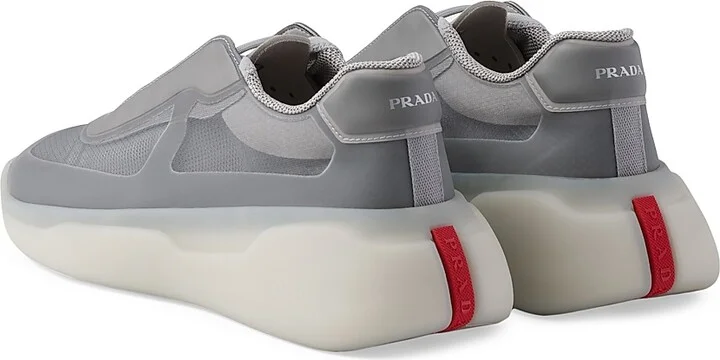 Men's America's Cup Re-Nylon and Bike Fabric Sneakers - White - Size 6 - Image 11