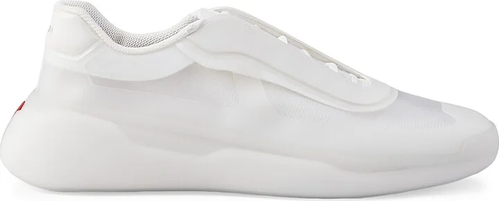 Men's America's Cup Re-Nylon and Bike Fabric Sneakers - White - Size 6