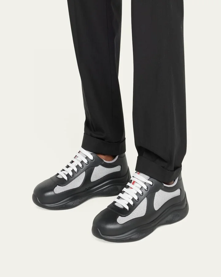 Men's Americas Cup Rubber Trainer Sneakers - Image 5