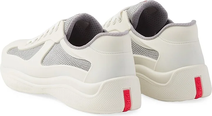 Men's America's Cup Soft Rubber and Bike Fabric Sneakers - Navy - Size 6 - Image 6