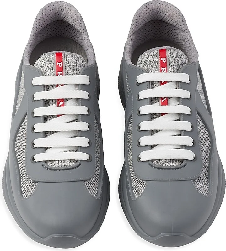 Men's America's Cup Soft Rubber and Bike Fabric Sneakers - Navy - Size 6 - Image 9