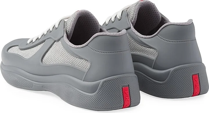 Men's America's Cup Soft Rubber and Bike Fabric Sneakers - Navy - Size 6 - Image 10