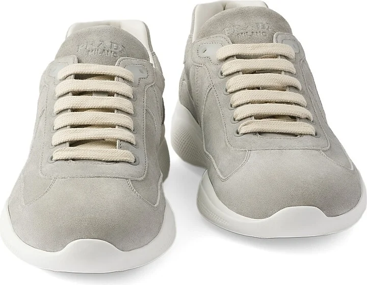Men's America's Cup Suede Sneakers - Beige Khaki - Size 7.5 - Image 11