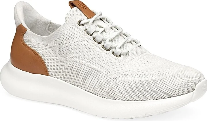 Men's Amherst 2.0 Plain-Toe Knit Sneakers - White Knit - Size 8.5 - Image 2