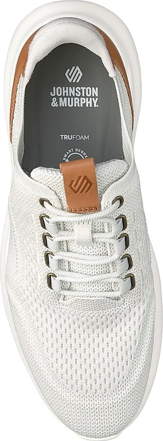 Men's Amherst 2.0 Plain-Toe Knit Sneakers - White Knit - Size 8.5 - Image 7