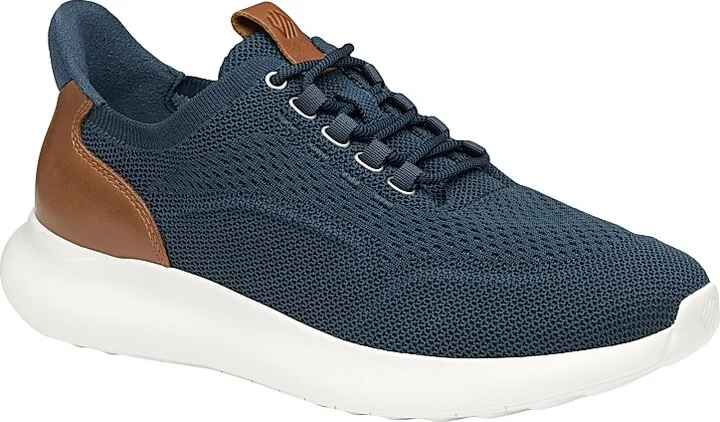 Men's Amherst 2.0 Plain-Toe Knit Sneakers - White Knit - Size 8.5 - Image 10