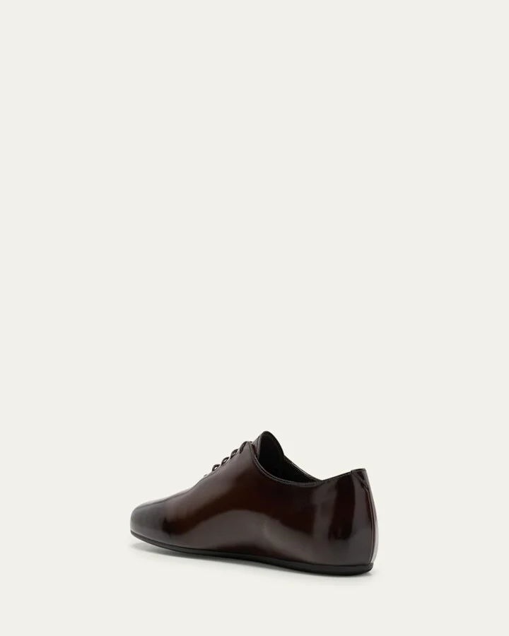 Men's Analog Brushed Leather Oxfords - Image 2