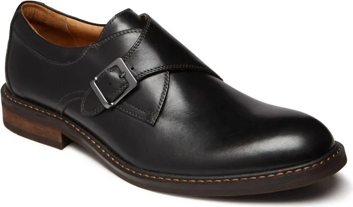 Men's Anders Monk Strap Shoes In Black