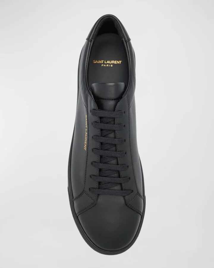 Men's Andy Leather Low-Top Sneakers - Image 2