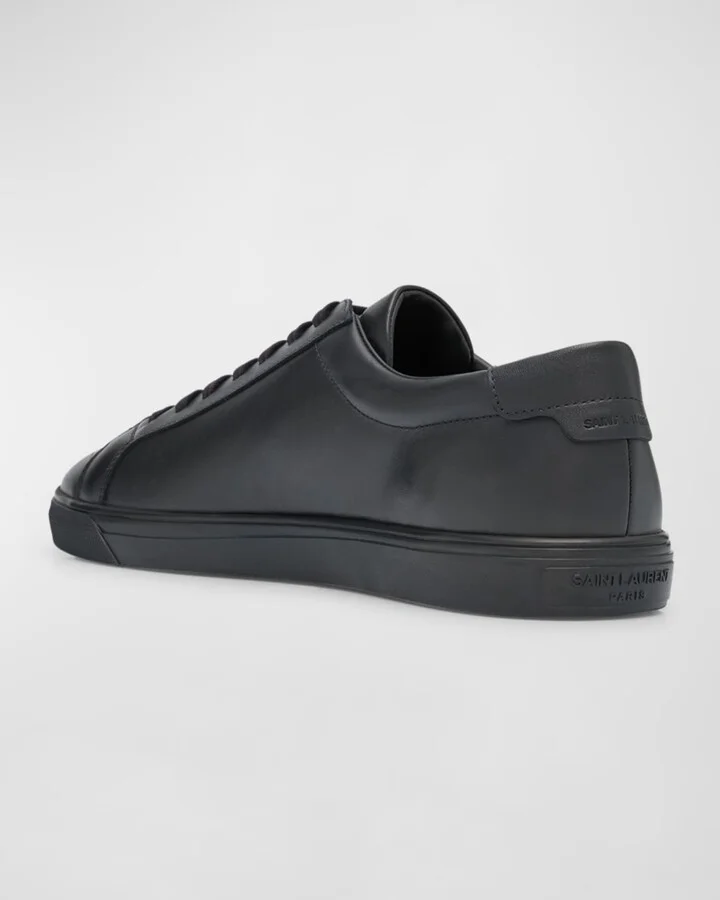 Men's Andy Leather Low-Top Sneakers - Image 3