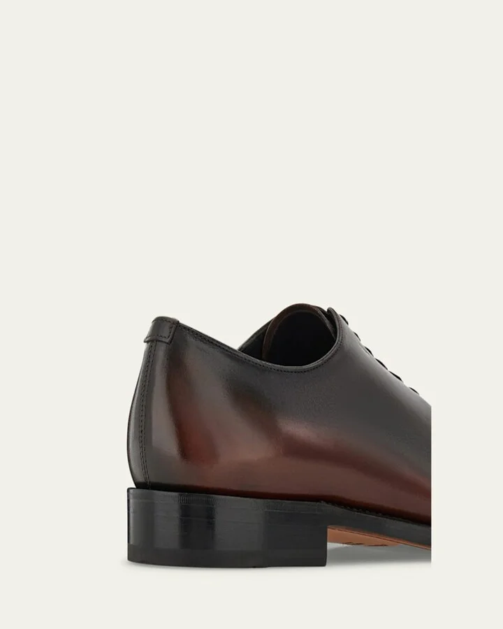 Men's Angiolo Tramezza Degrade Leather Oxfords - Image 2