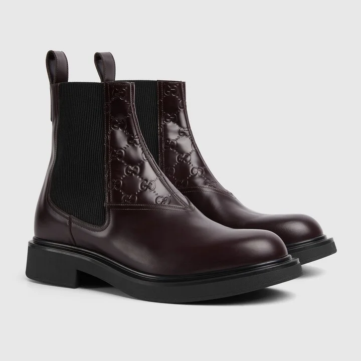 Men's ankle boot with GG detail - Image 2