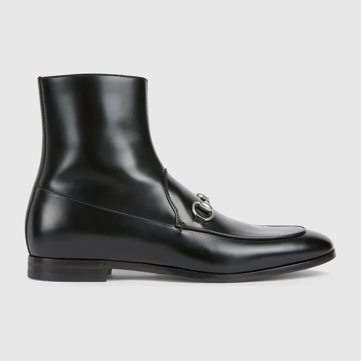 Men's ankle boot with Horsebit