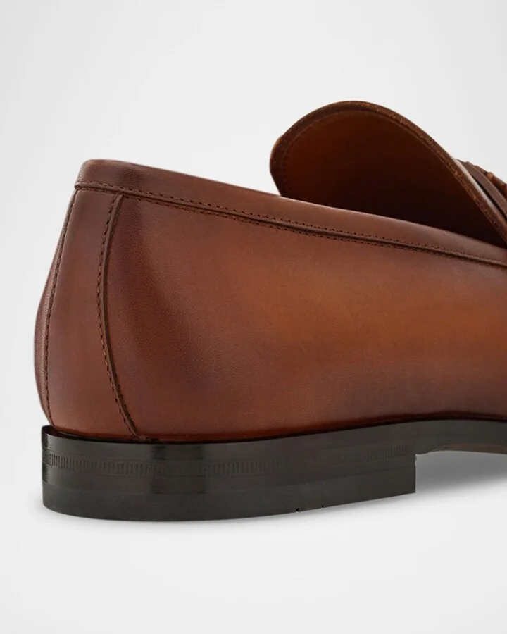 Men's Antigua Gancio Leather Loafers - Image 2