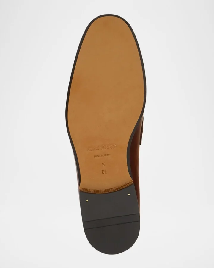 Men's Antigua Gancio Leather Loafers - Image 4