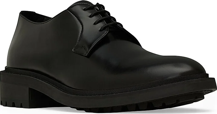 Men's Antoine Derbies in Smooth Leather - Black - Size 7 - Image 2