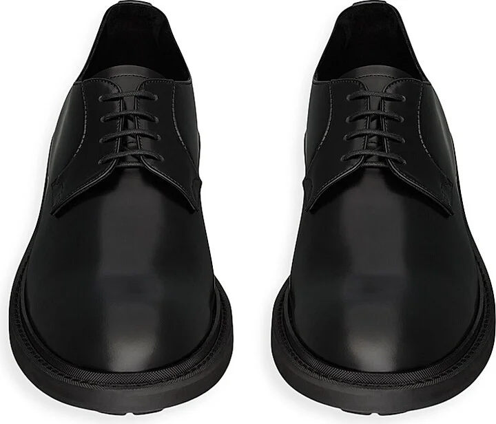 Men's Antoine Derbies in Smooth Leather - Black - Size 7 - Image 3