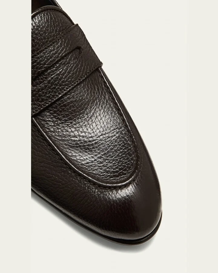Men's Appia Deerskin Penny Loafers - Image 7