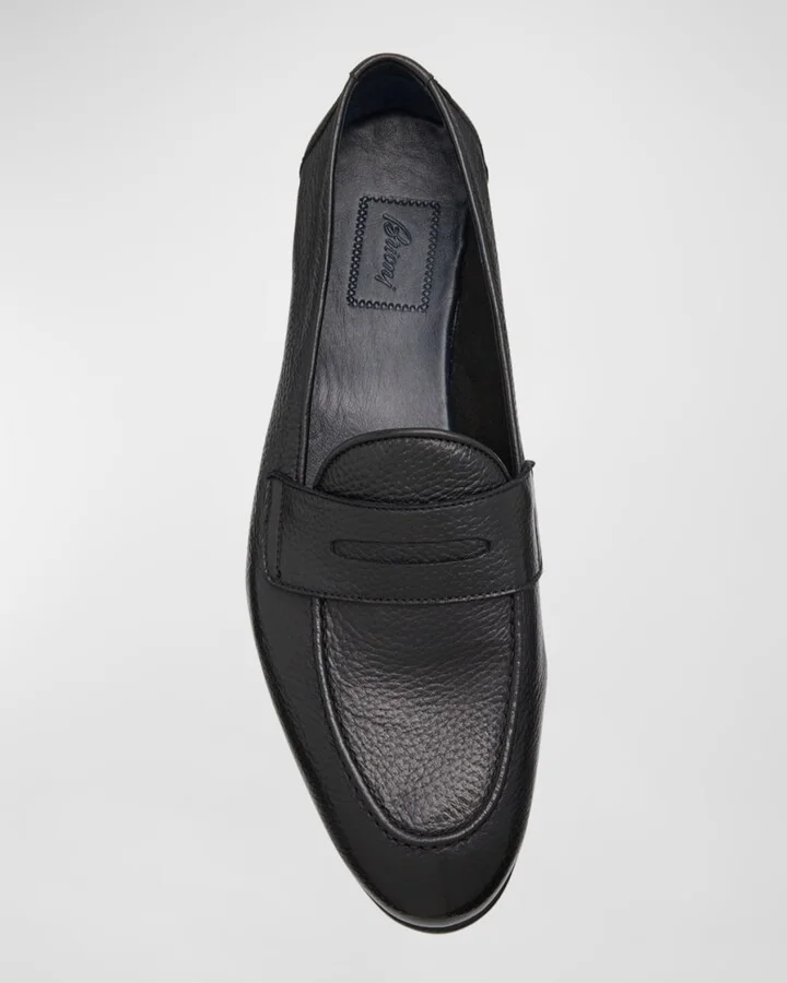 Men's Appia Deerskin Penny Loafers - Image 5