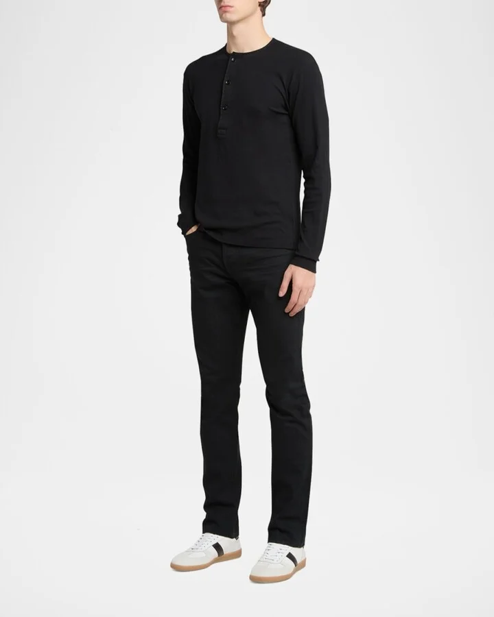 Men's Archer Suede and Leather Low-Top Sneakers - Image 3