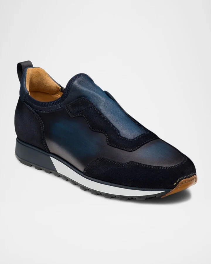 Men's Arco Leather Slip-On Sneakers - Image 2