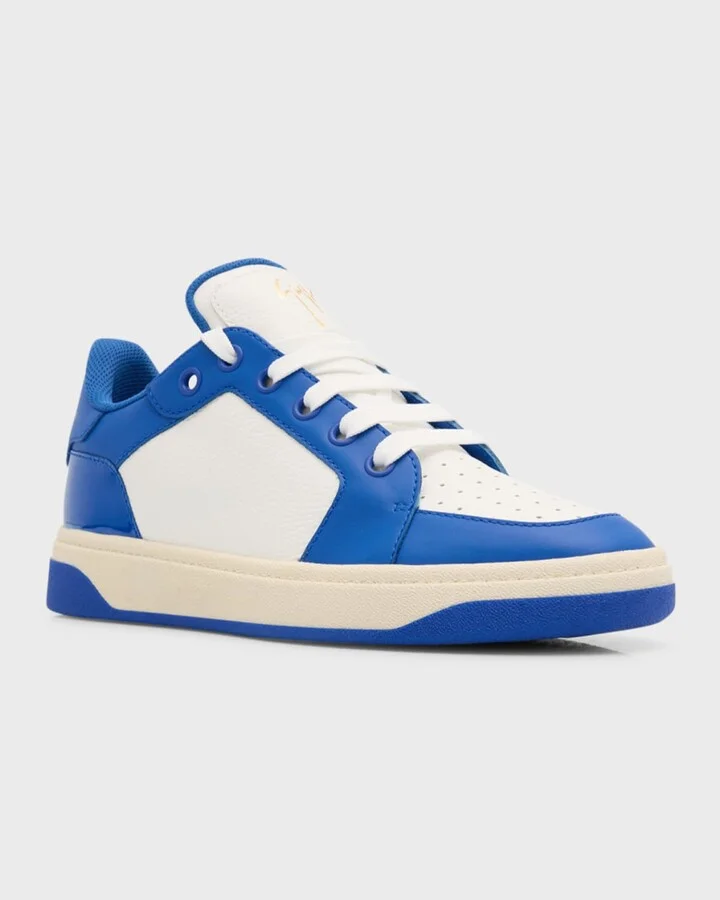 Men's Arena Gz94 Bicolor Leather Low-Top Sneakers - Image 2
