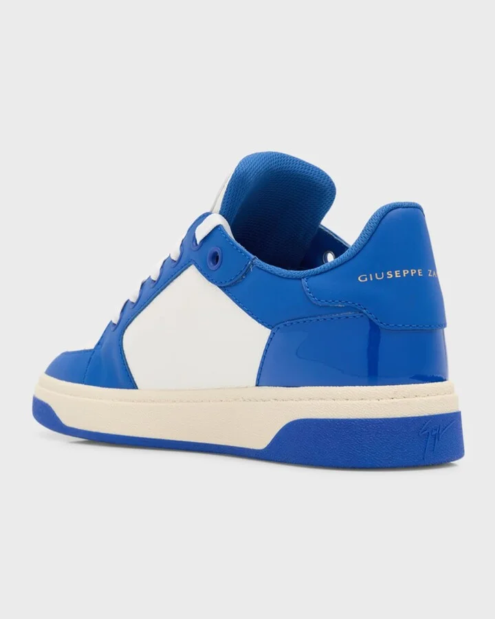 Men's Arena Gz94 Bicolor Leather Low-Top Sneakers - Image 3