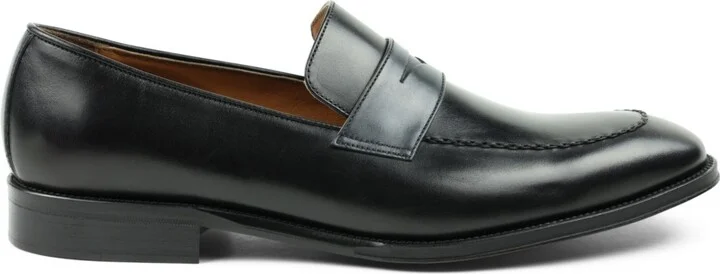 Men's Arezzo Slip On Loafers - Cognac, Dark Brown - Image 6