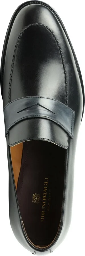 Men's Arezzo Slip On Loafers - Cognac, Dark Brown - Image 8