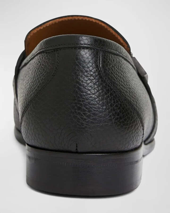 Men's Arlo Leather Strap Slip-On Loafers - Image 7