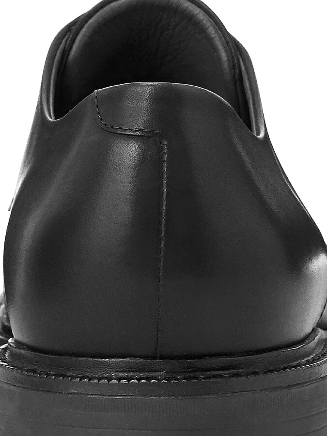 Men's Asher Cap-Toe Leather Oxfords - Black - Size 10 - Image 6